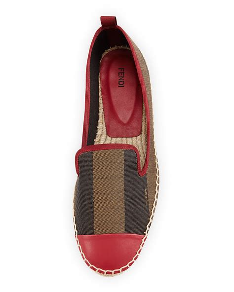 fendi pequin espadrille.